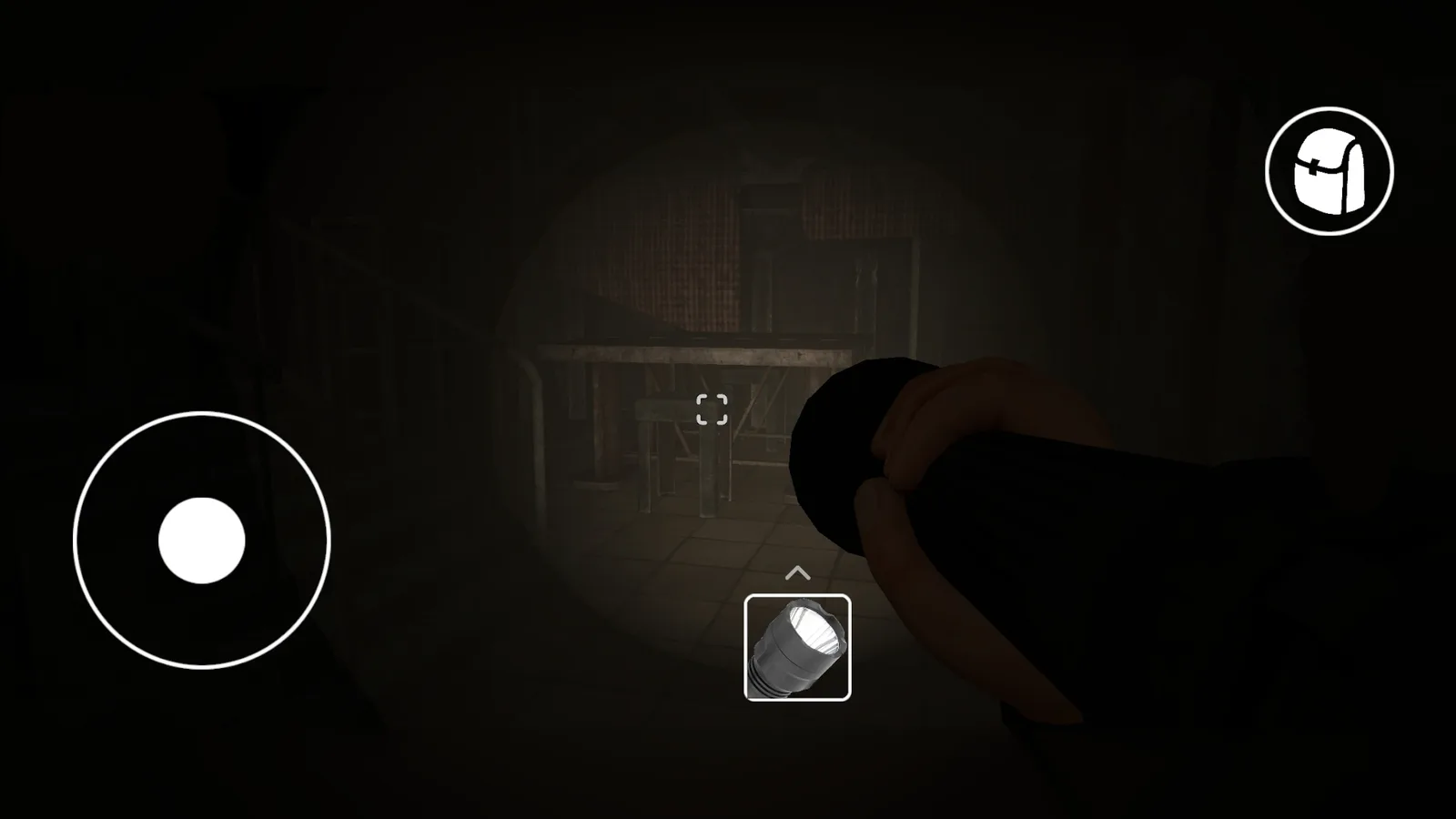 Run from Psycho, тёмный подвальный уровень с вентиляцией и коридорами