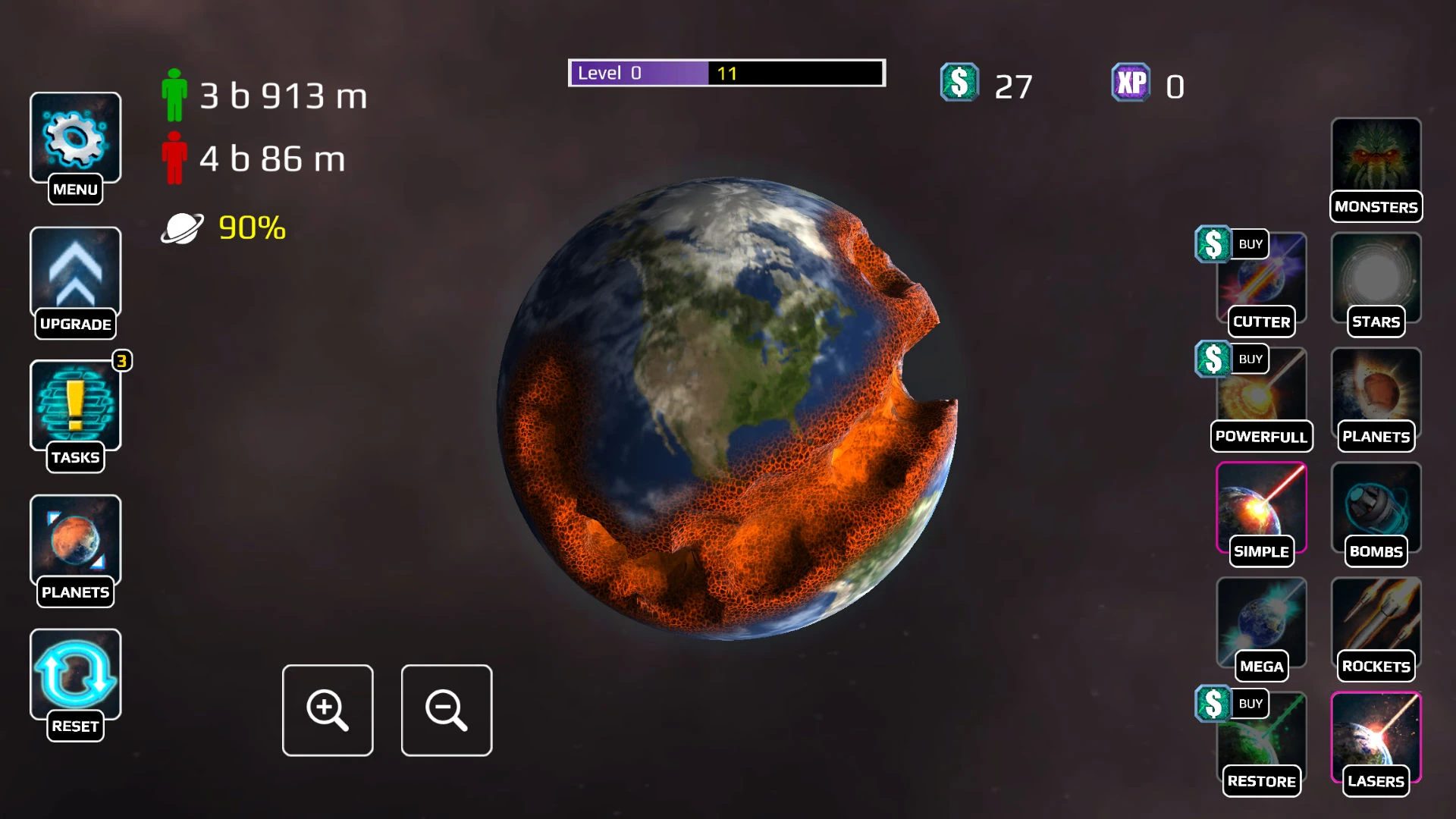 Solar Smash, симулятор разрушения планет с видом с орбиты
