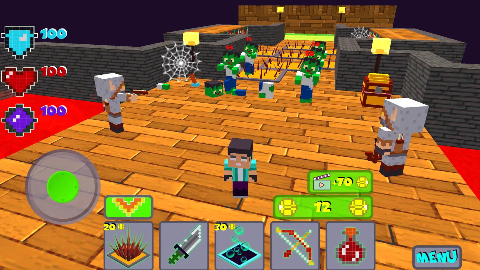 Trap Craft, защита базы ловушками от волн зомби